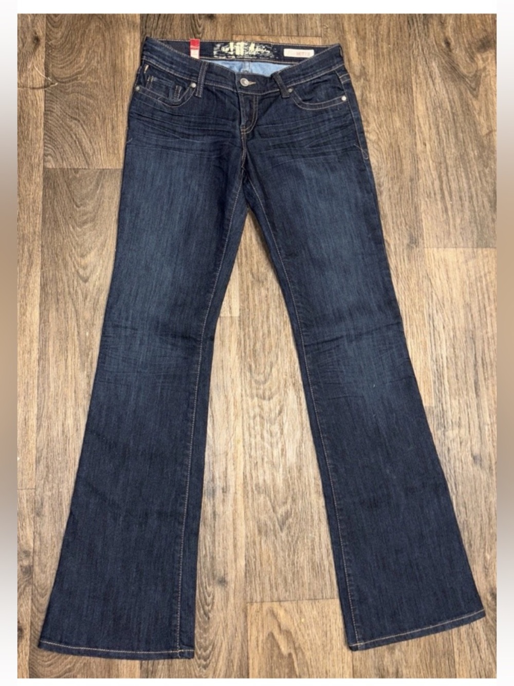 !iTLos Angeles Women's PureHottie Low RiderBootJeansBootcutFlare Size 27 Regular